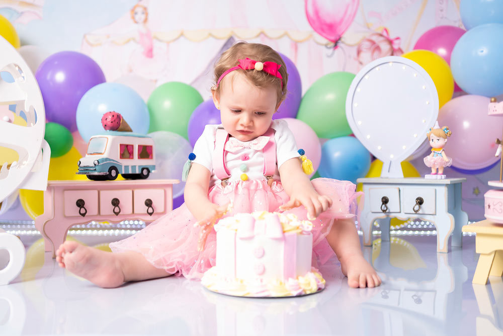 ensaio fotográfico smash the cake - Vanessa Durazzo