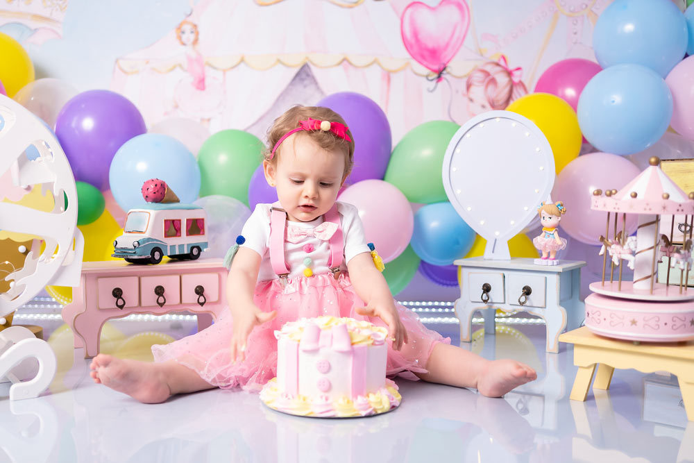 ensaio fotográfico smash the cake - Vanessa Durazzo