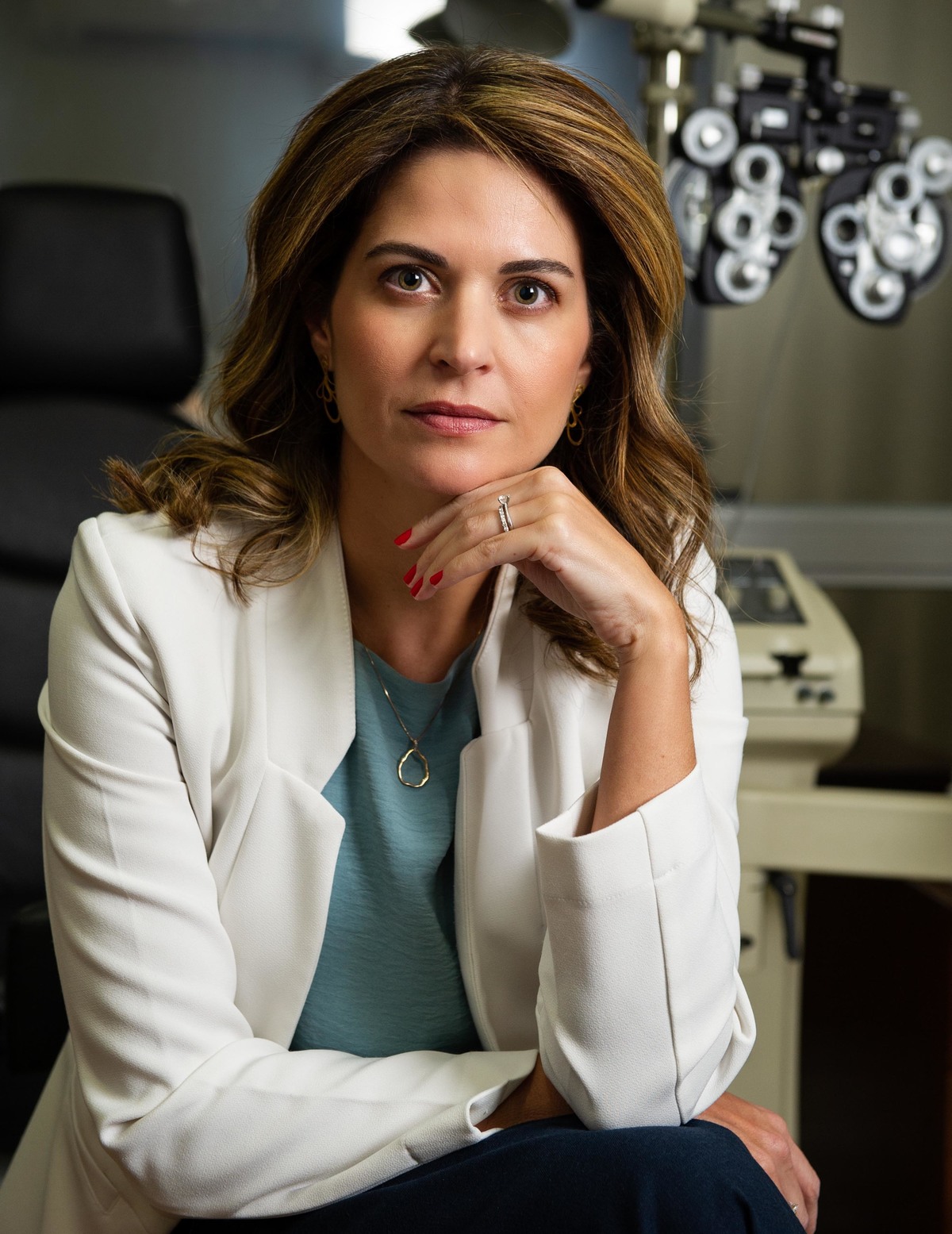 Retrato para Perfil Profissional da Oftalmologista Dra Suzana Leite.