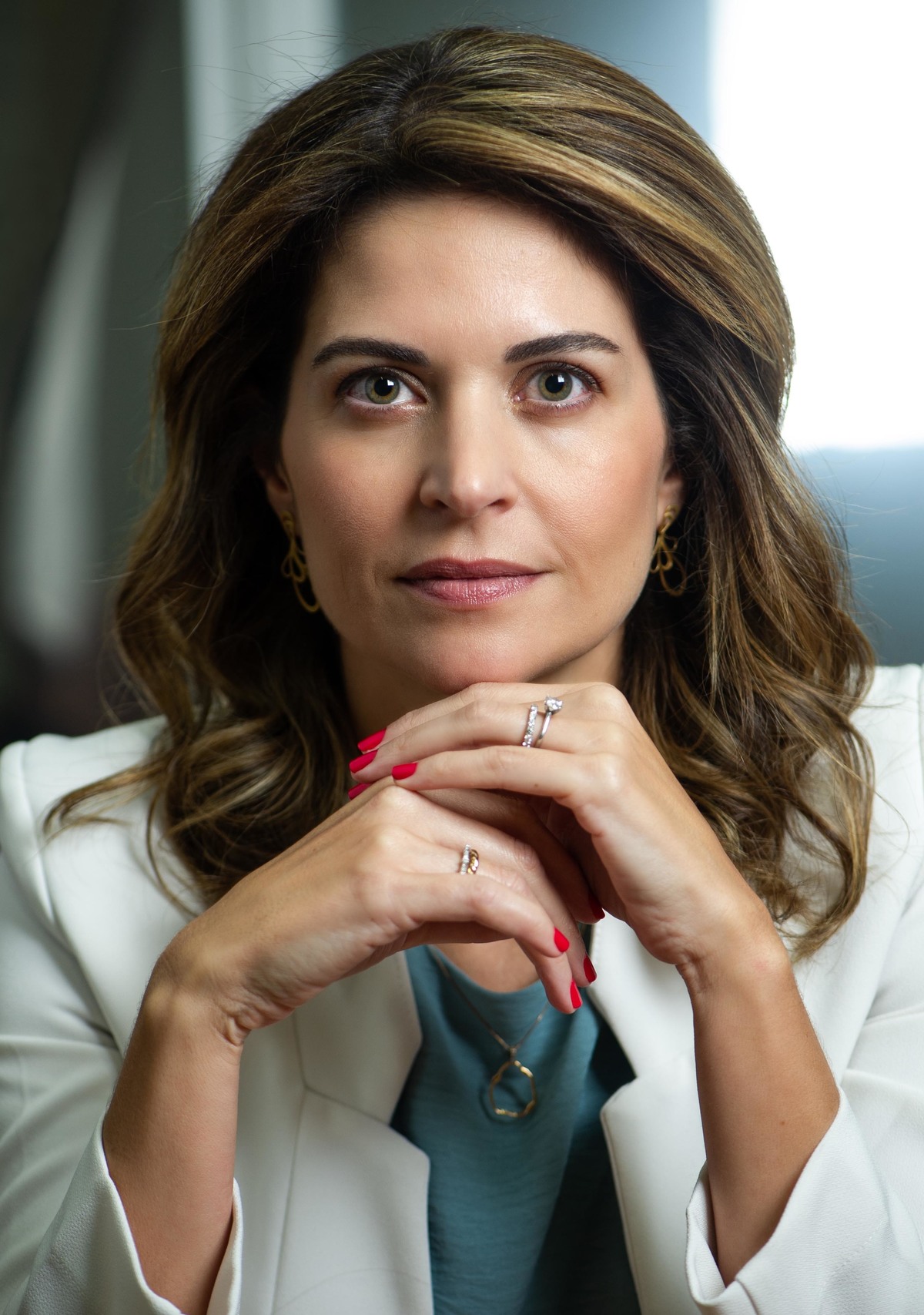 Retrato Corporativo p Perfil Profissional Feminino realizado em Consultório Oftalmológico - Dra Suzana - Oftalmologista