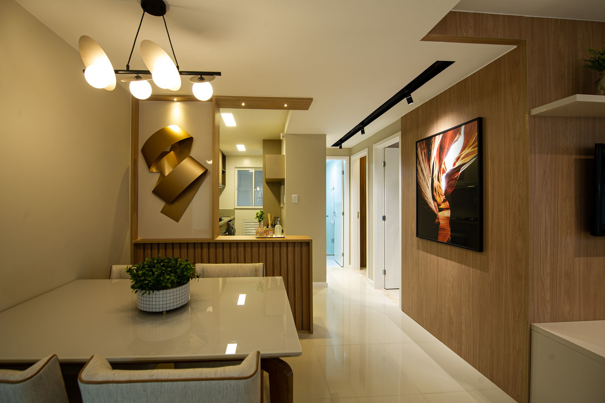 Fotografia de interiores (apartamento decorado - área de circulação
)