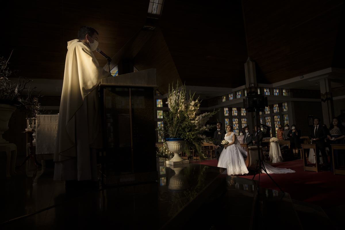 Boda de noche, Boda La Paz Bolivia, Catedral Castrense , La Castela, Fotografo de bodas La Paz Bolivia 