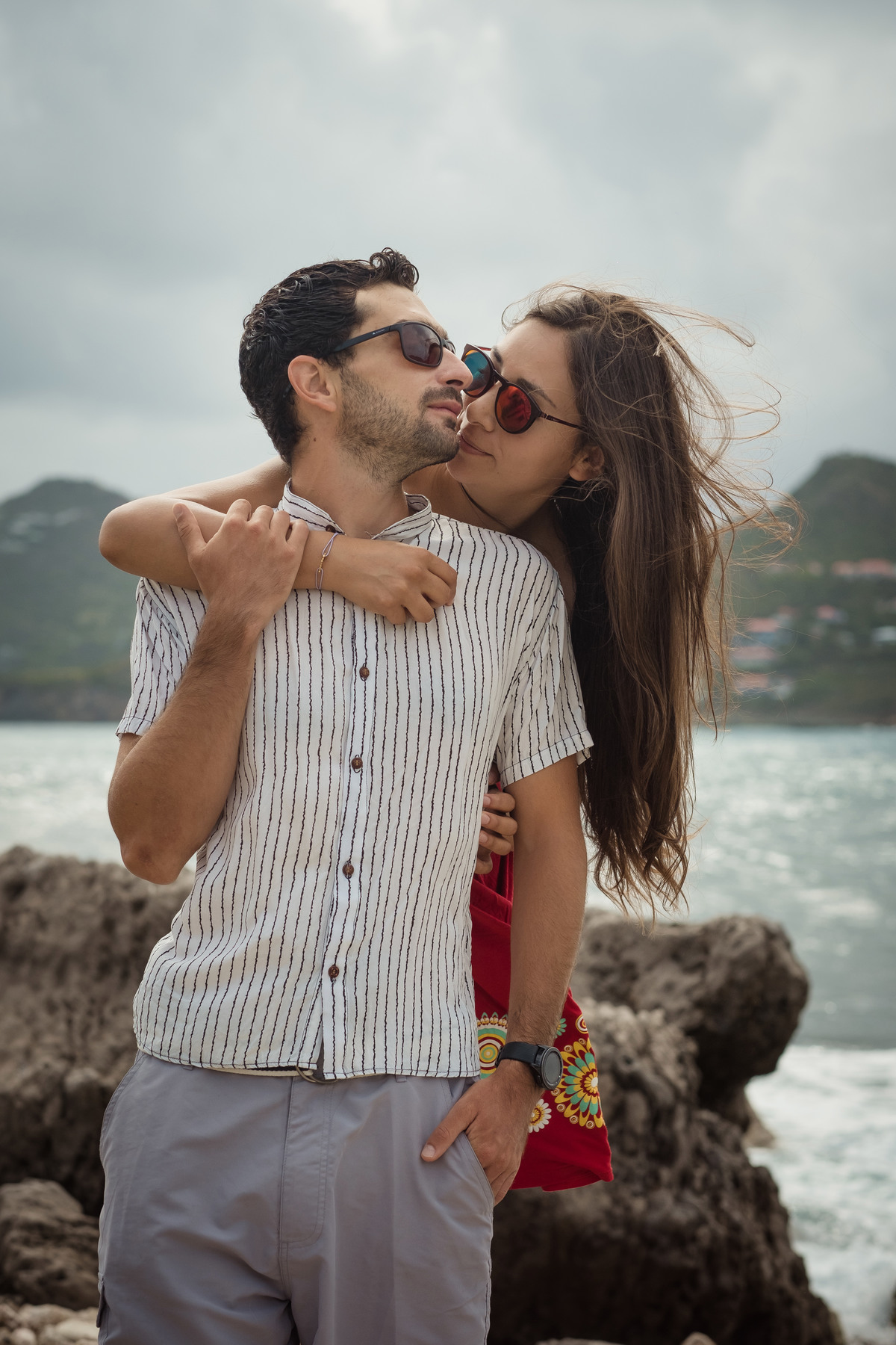 sesión de fotos playa caribe, saint barths, fotografo de bodas la paz bolivia 