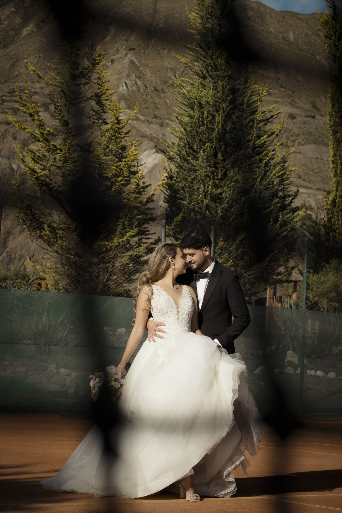 Fotografía de bodas, La Paz Bolivia, Tenis Huajchilla