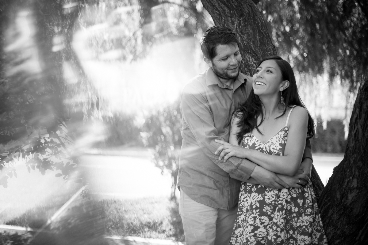 pareja La paz Bolivia jardin