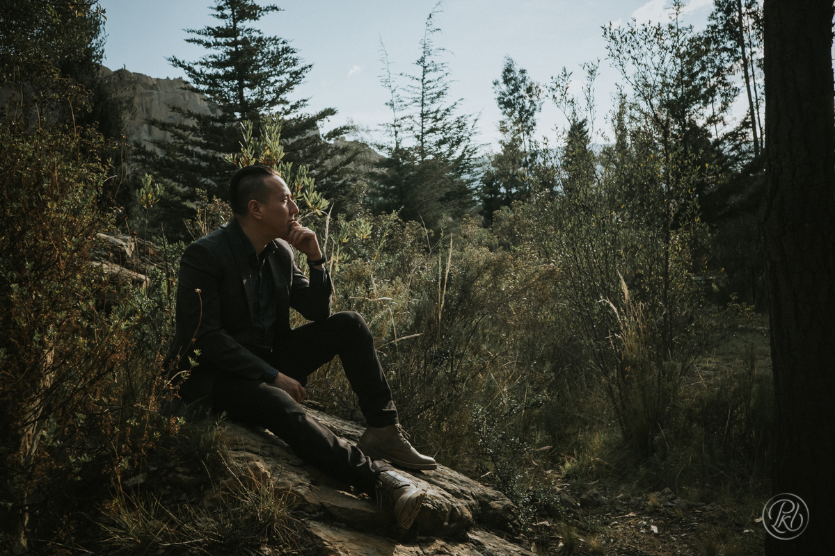 Pkl fotografia, fotografia de bodas La Paz Bolivia, sesion de pareja bosque invierno