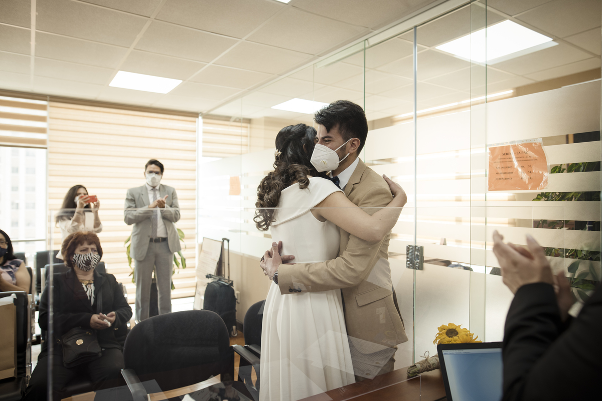 Fotografía de boda pequeña La Paz Bolivia, boda civil, pkl fotografia