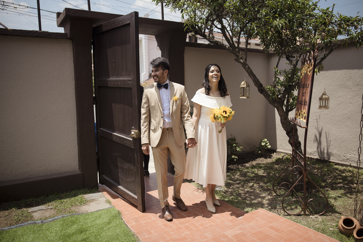 Fotografía de boda pequeña La Paz Bolivia, boda civil, pkl fotografia