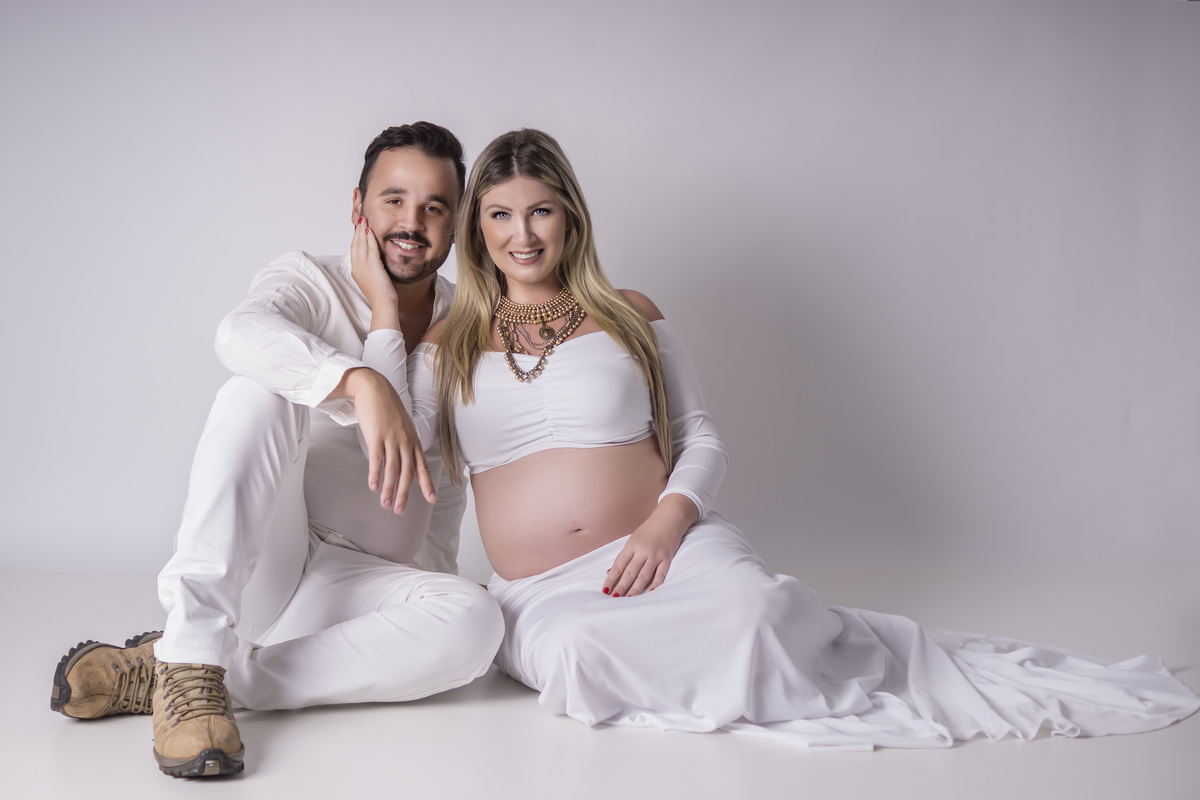 Ensaio de Gestante Estúdio