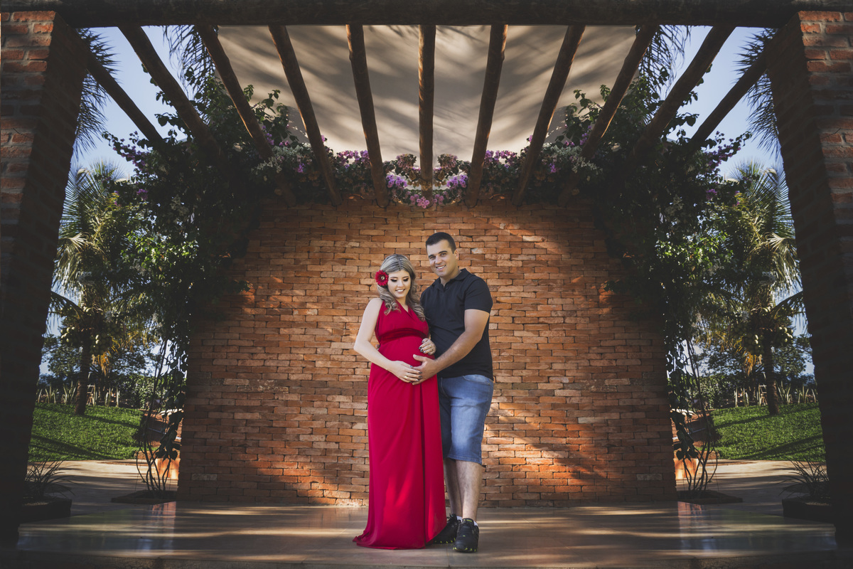 linda foto de gestante com marido