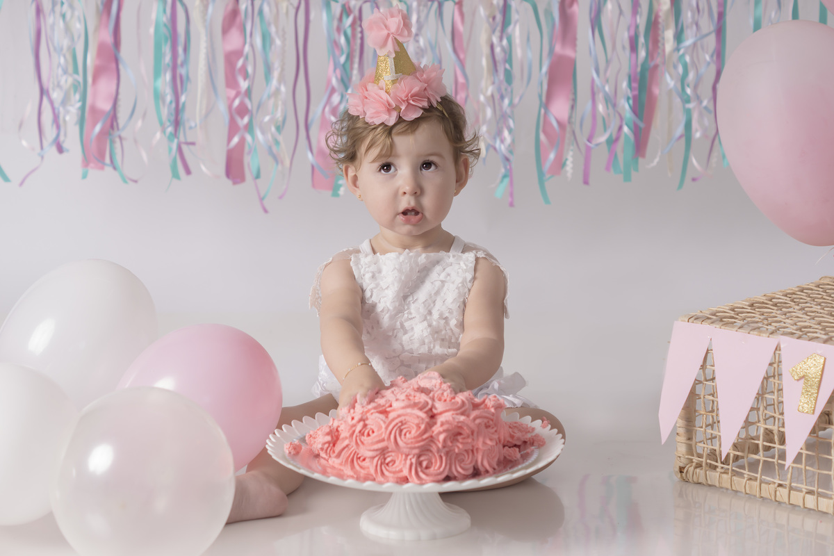 cenário rosa smash the cake