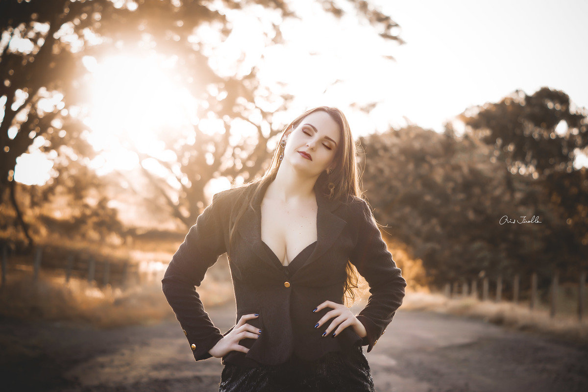 sessão fotográfica pôr do sol