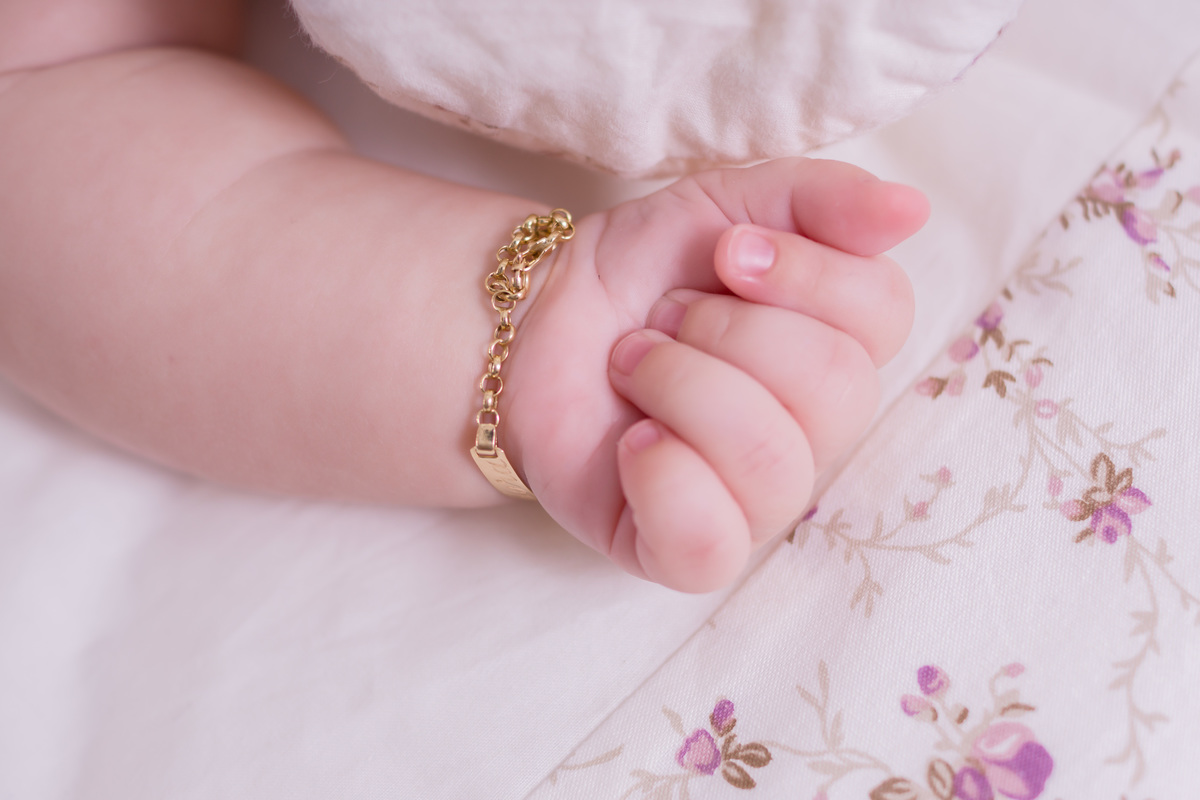 mãozinha de bebê
