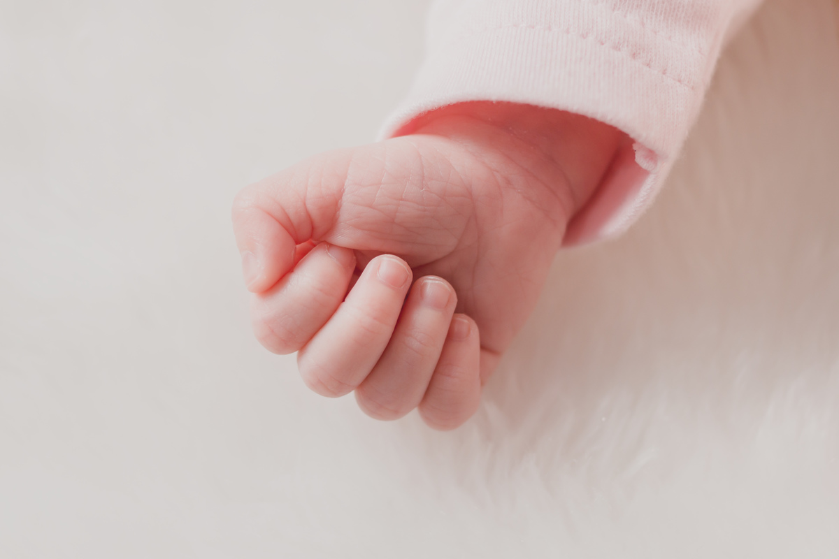 mãozinha de bebê