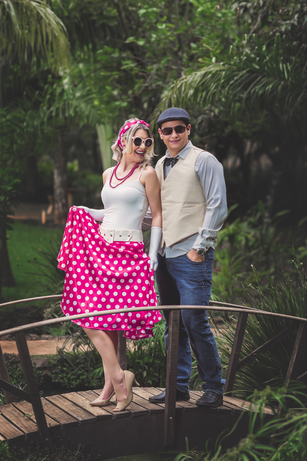 fotografia retrô de casal