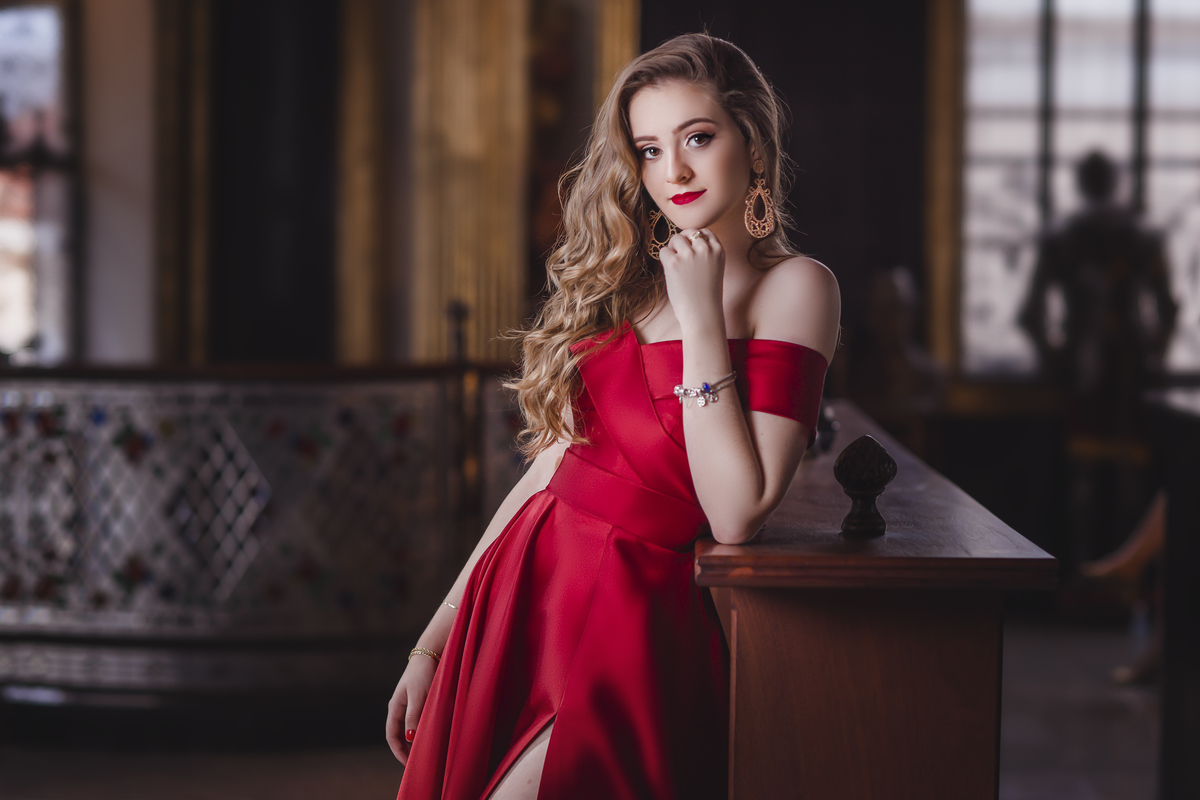 vestido vermelho cetim