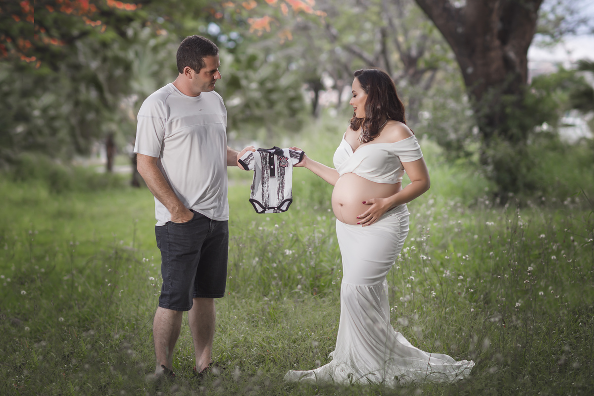 campo dente de leão gestante