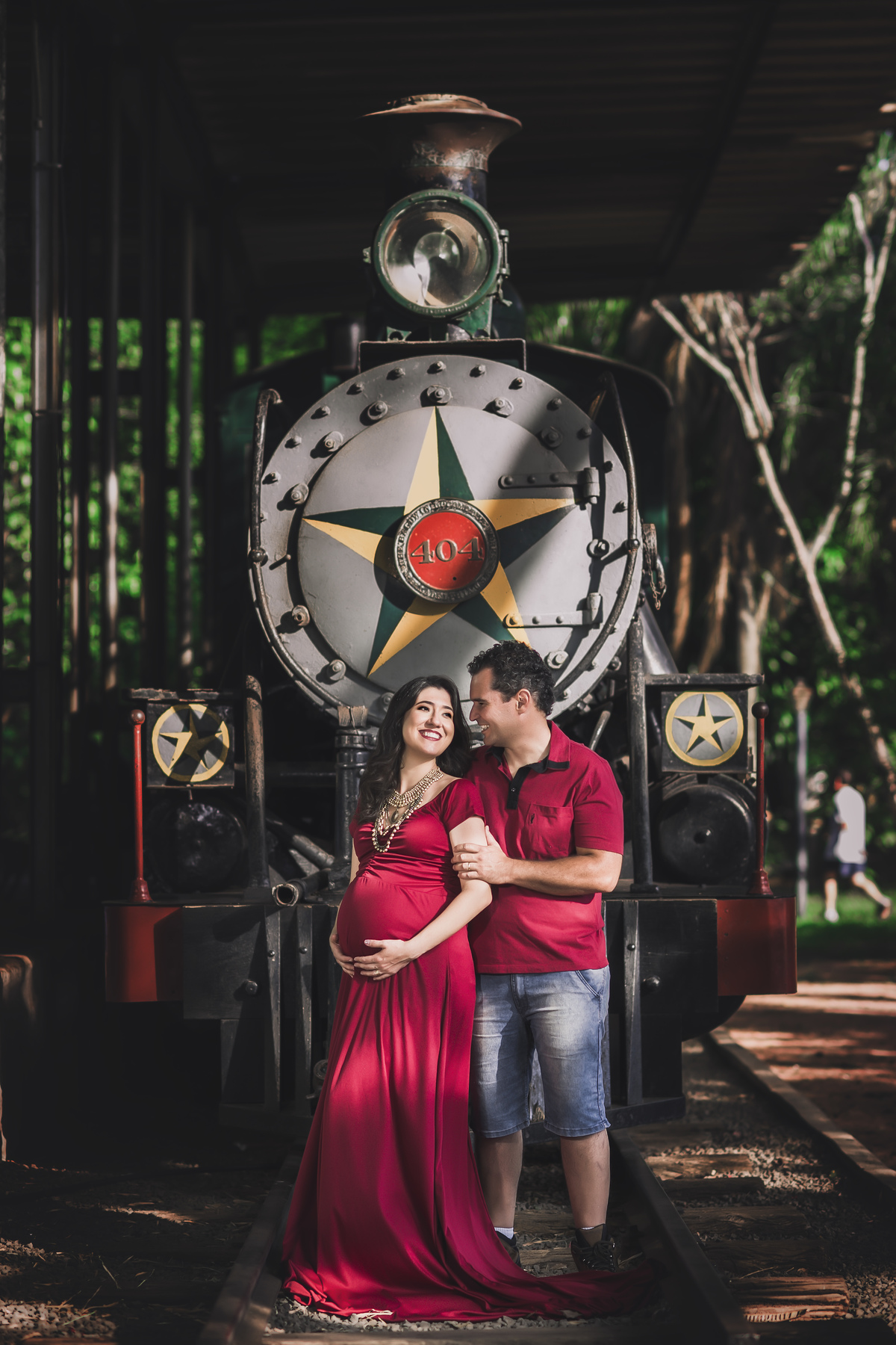 Sessão gestante bosque da comunidade em Bauru