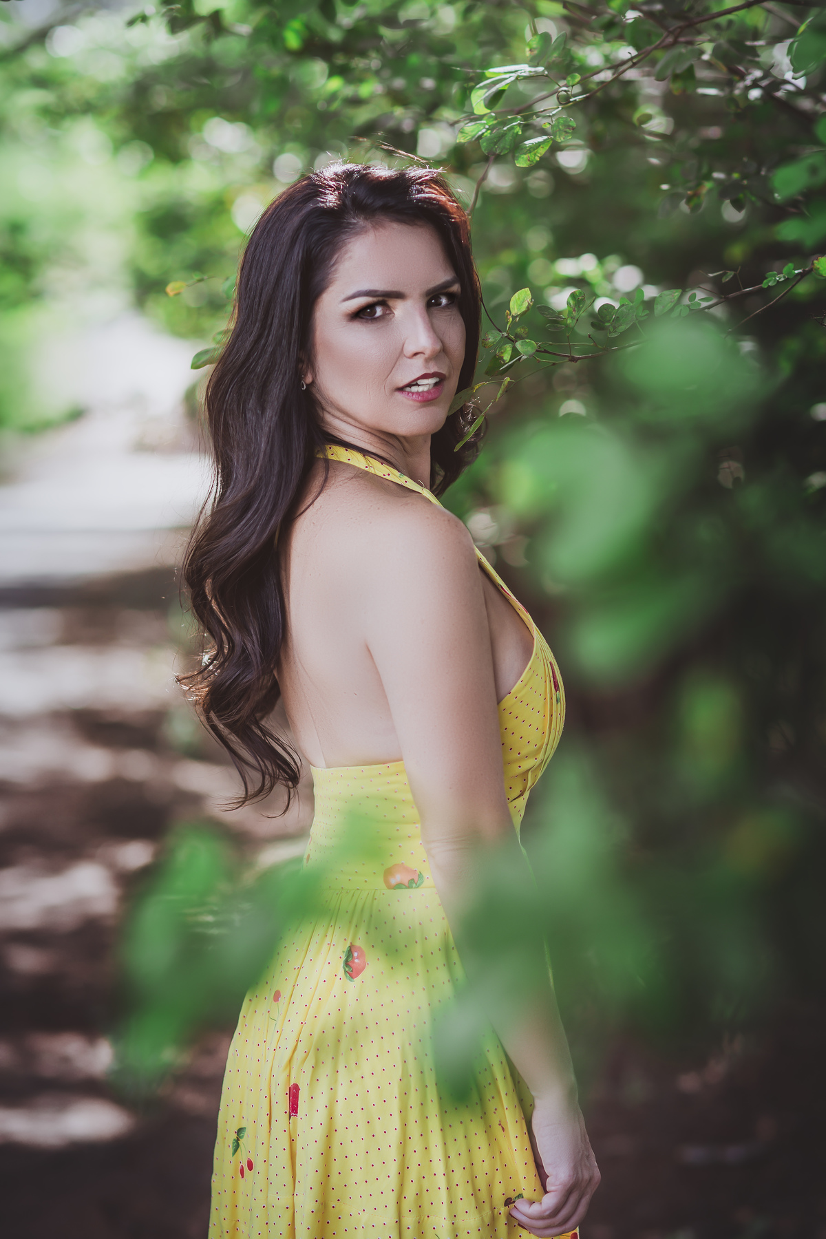 looks amarelo sessão fotografica