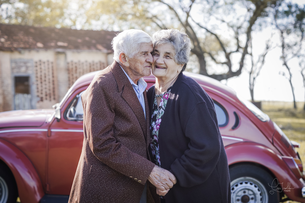 ensaio de casal de velhinhos