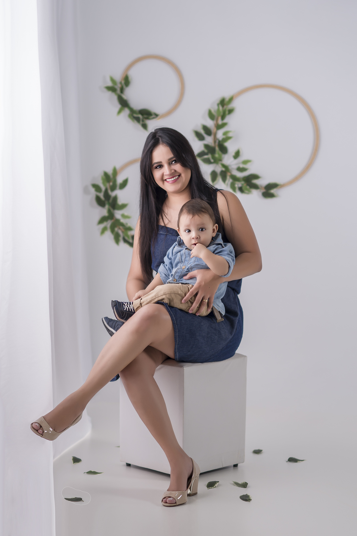 fotografia de familia em estúdio