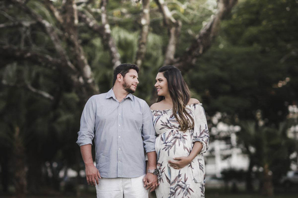 sessão externa de gestante