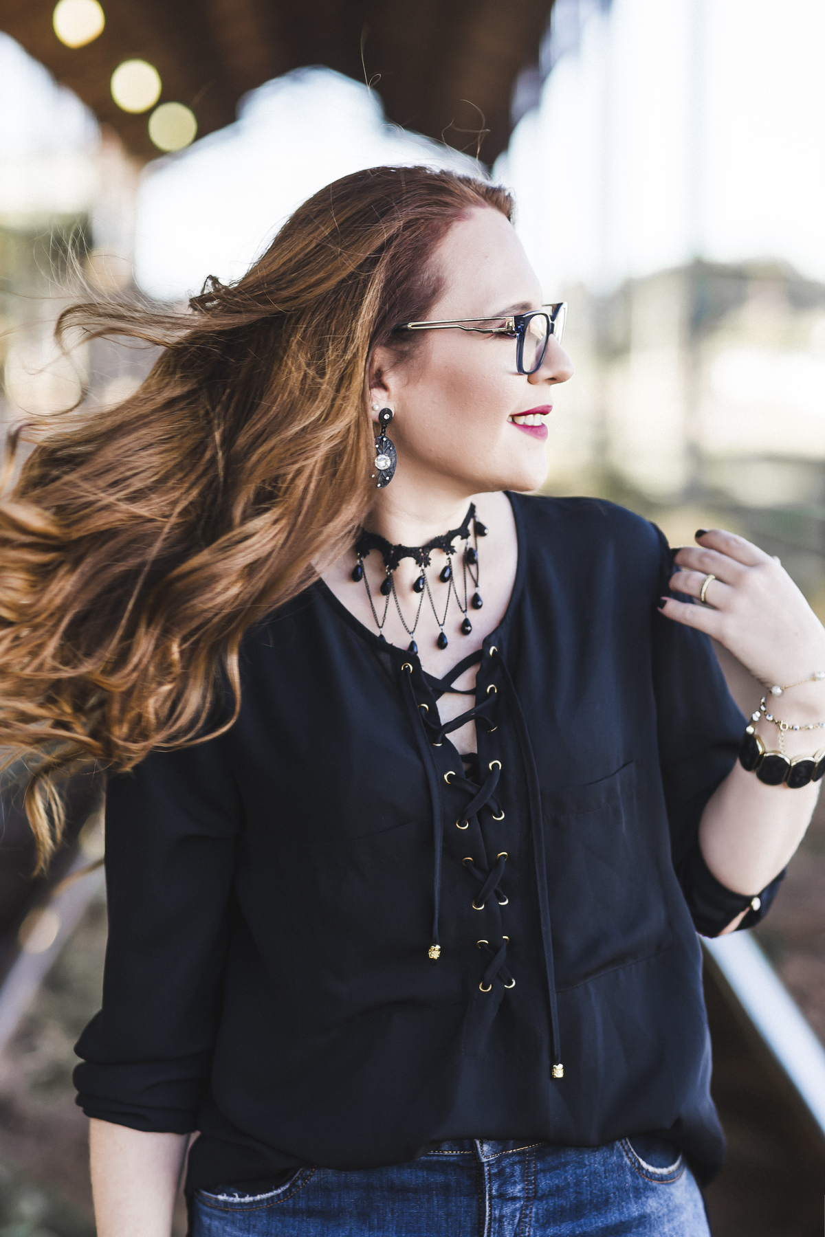 ensaio fotográfico trilho do trem