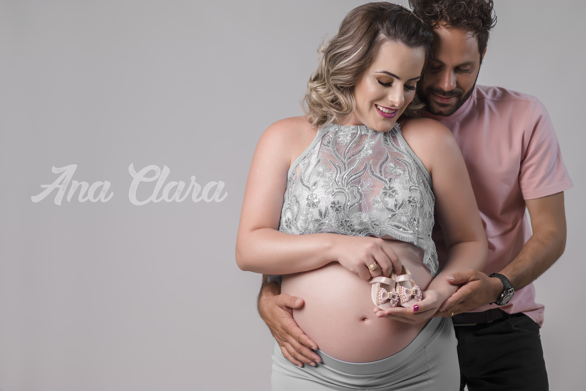 fotografia para gestantes em estúdio
