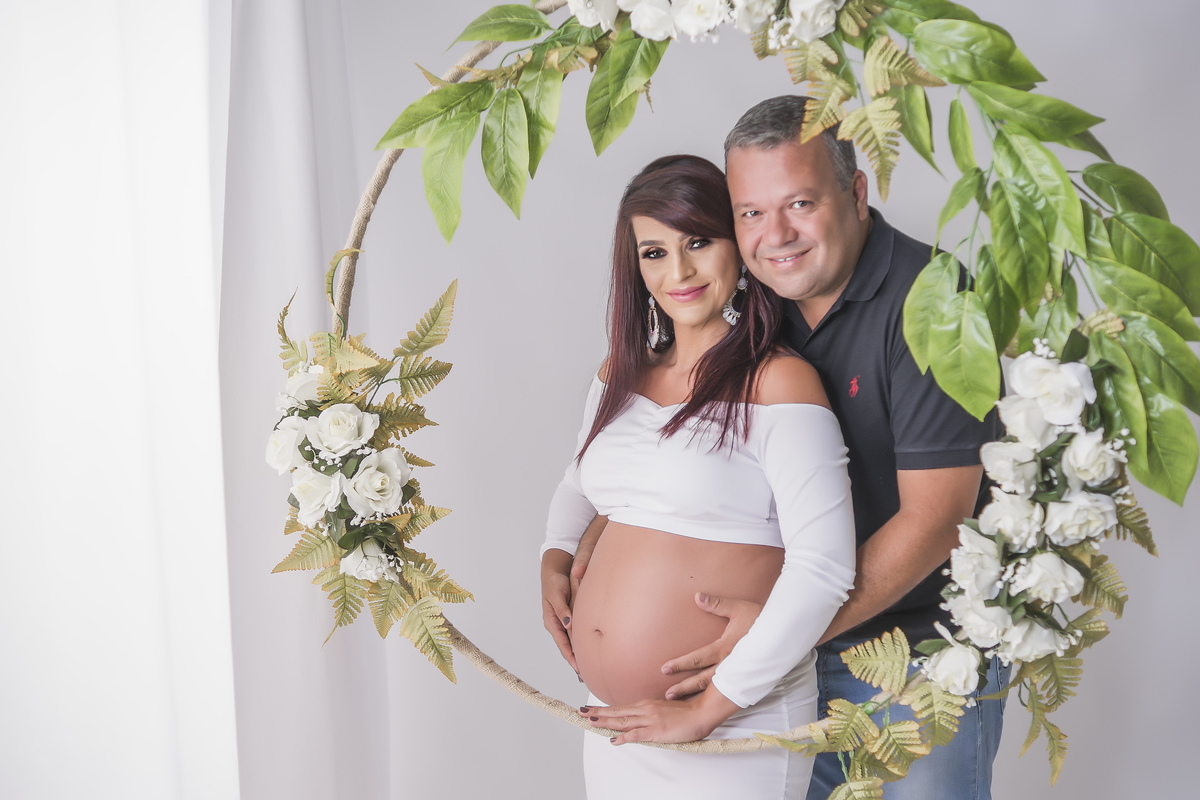 balanço de flores para grávidas