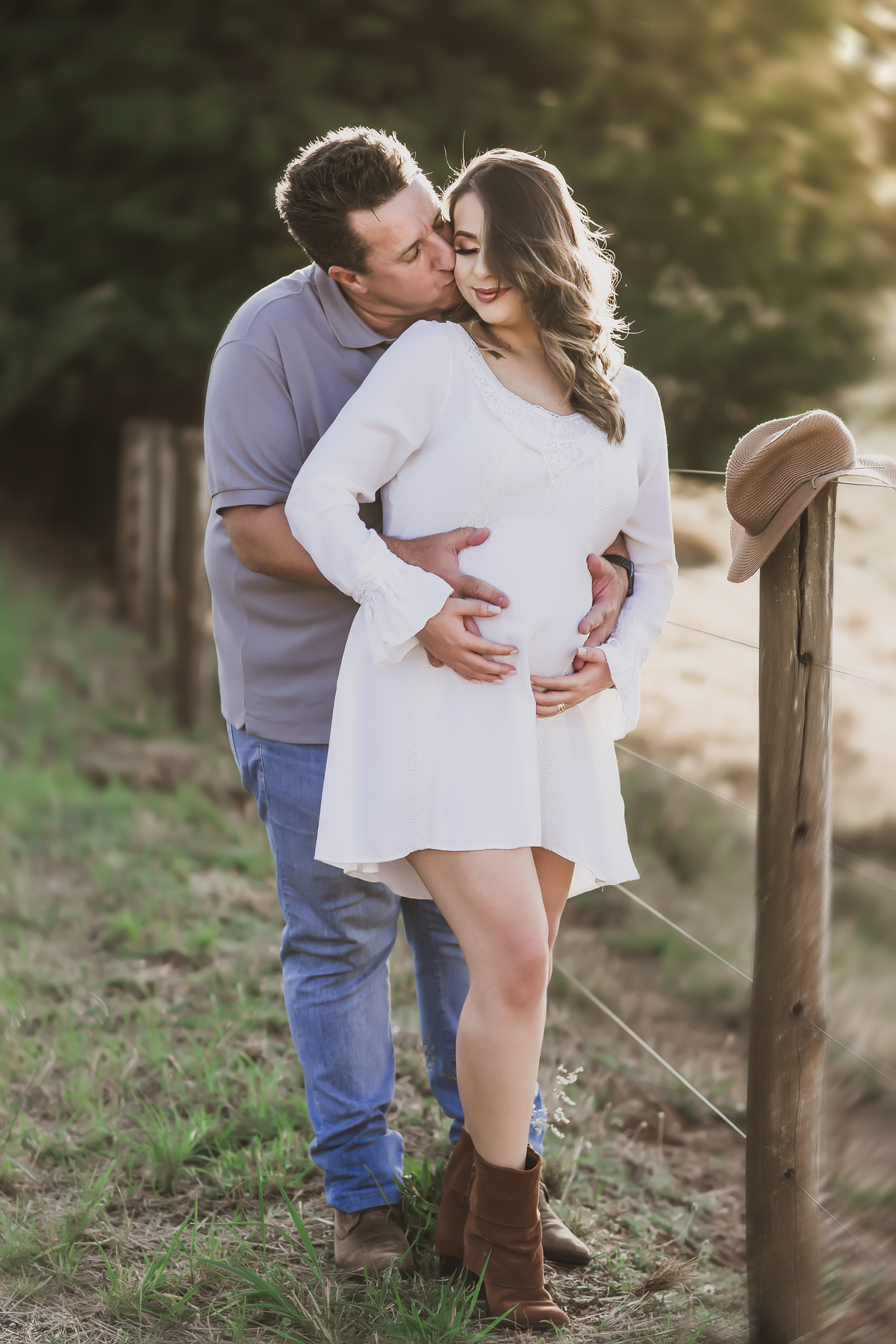 fotografia no pôr do sol