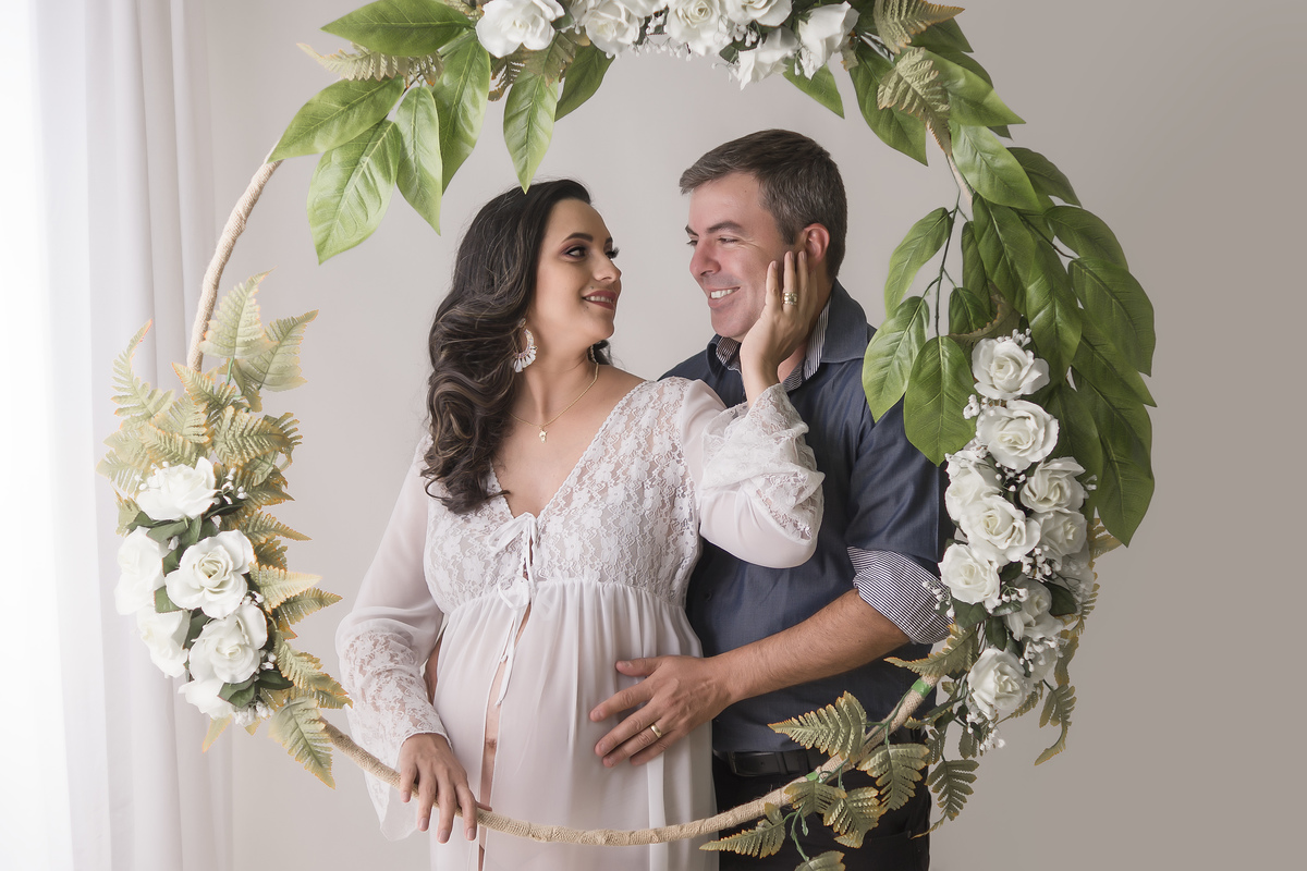 arco de flores para foto