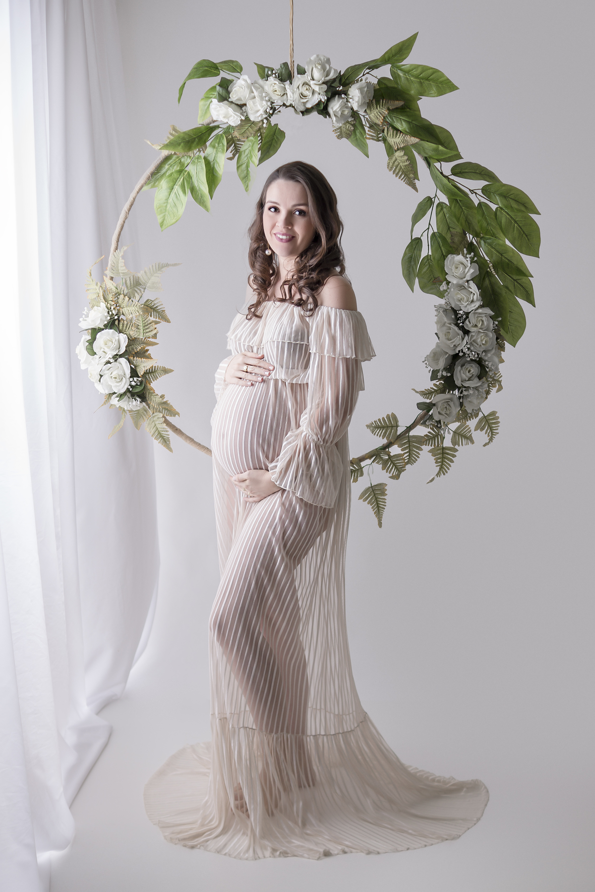 vestido transparente