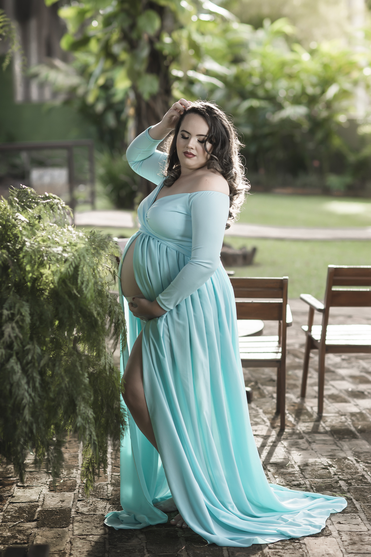 fotografia de gestante externa