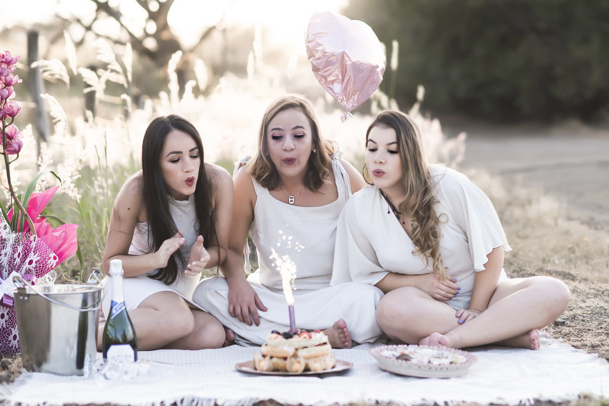 foto apagando a velinha