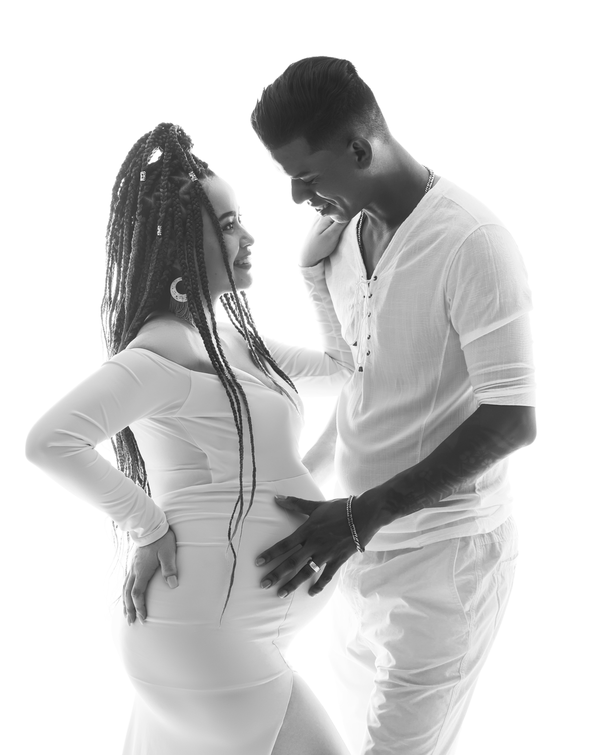 foto preto e branco de getante