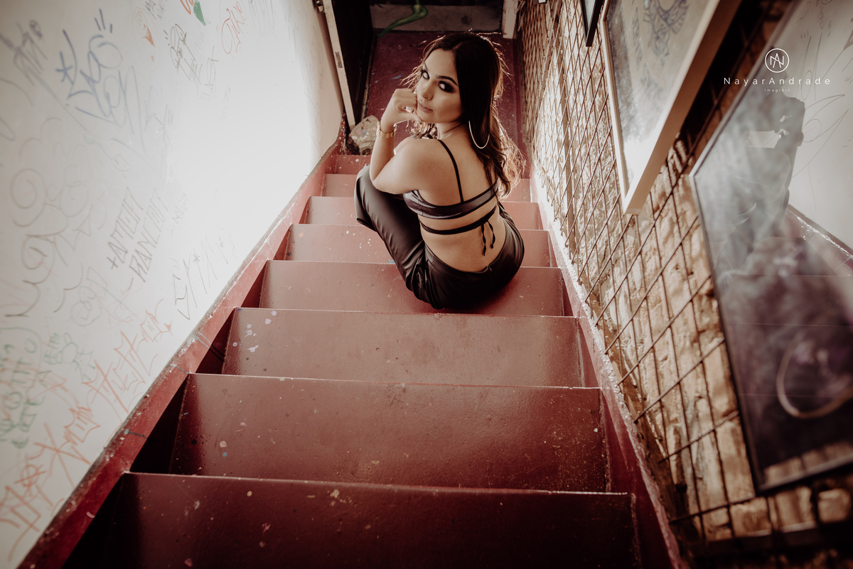 Ensaio debutante luzes da cidade