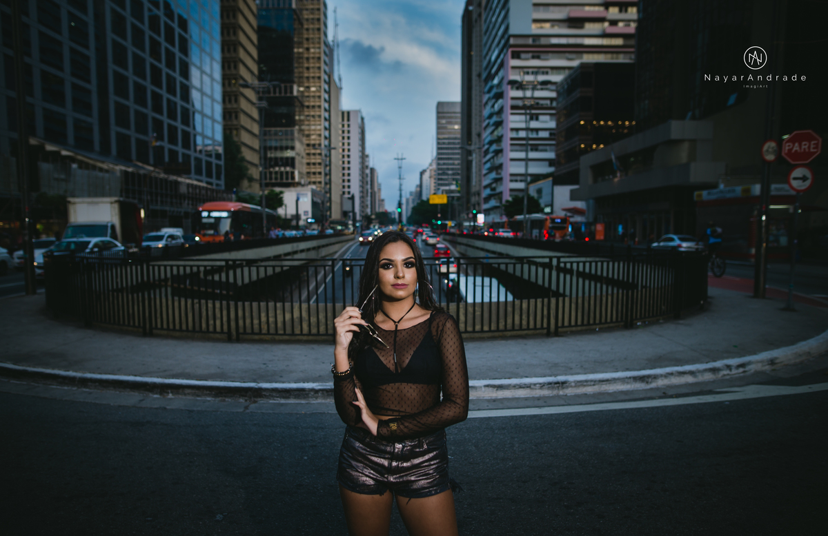 Ensaio debutante avenida Paulista