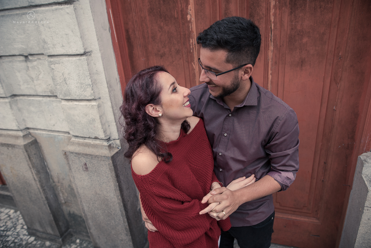 Ensaio no centro de Santos, pre wedding Nayarandrade Imagiart