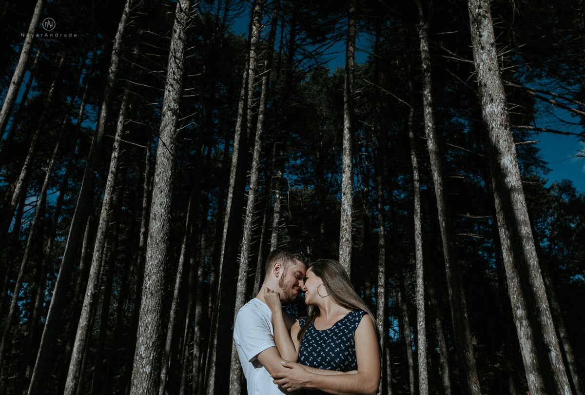Ensaio casal fim de tarde em campos do Jordão nas folhas, arvores e muito amor envolvido.