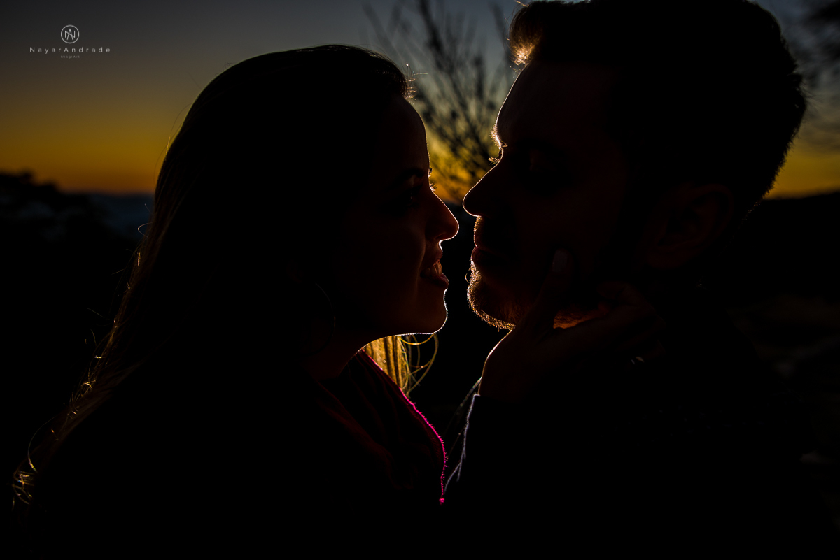 Ensaio casal apaixonado em Campos do Jordão Pôr do Sol