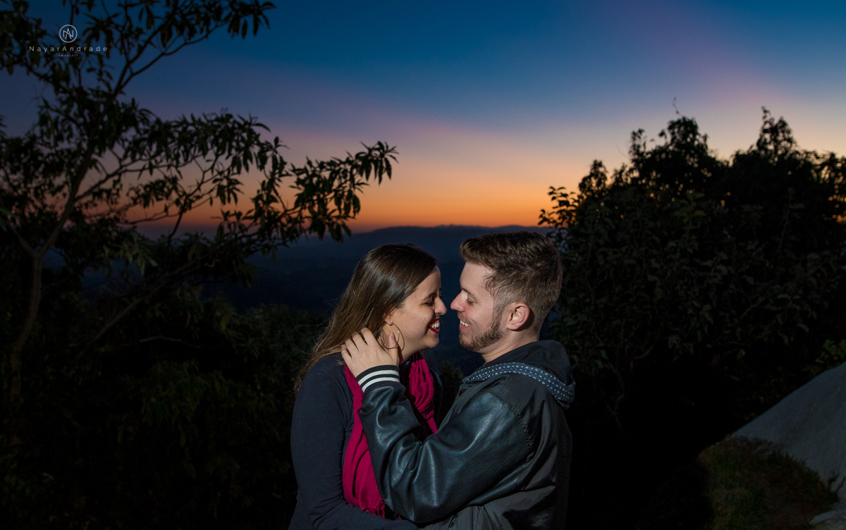 Ensaio casal apaixonado em Campos do Jordão Pôr do Sol