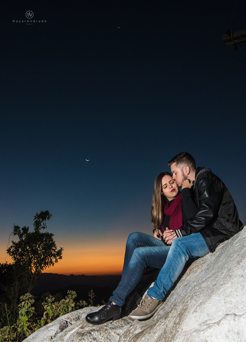 Ensaio casal apaixonado em Campos do Jordão Pôr do Sol