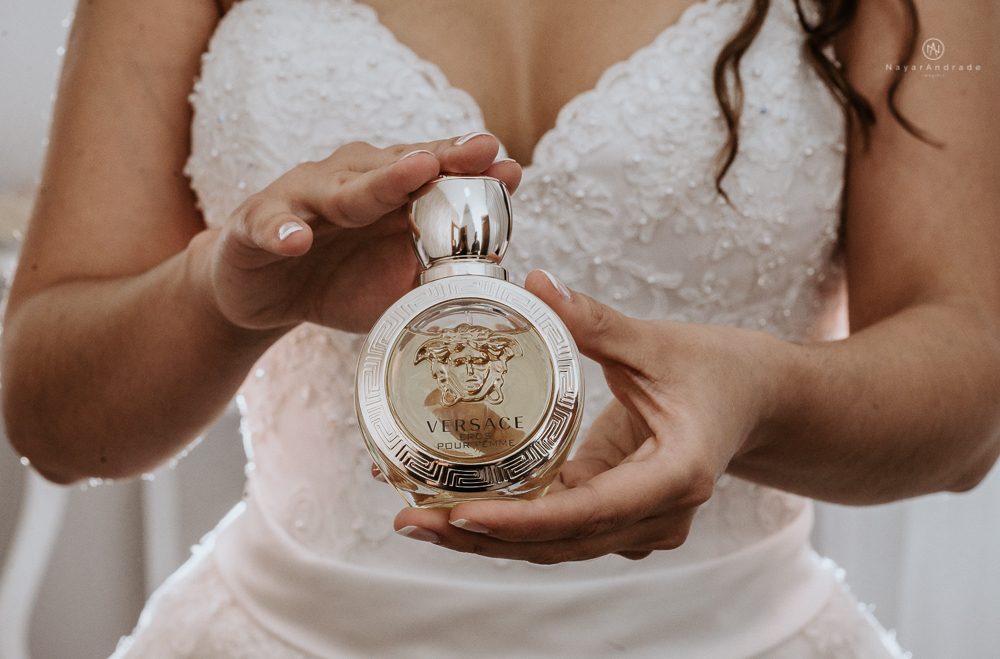 fotografia de making of da noiva feito no salao de beleza unite em santosw