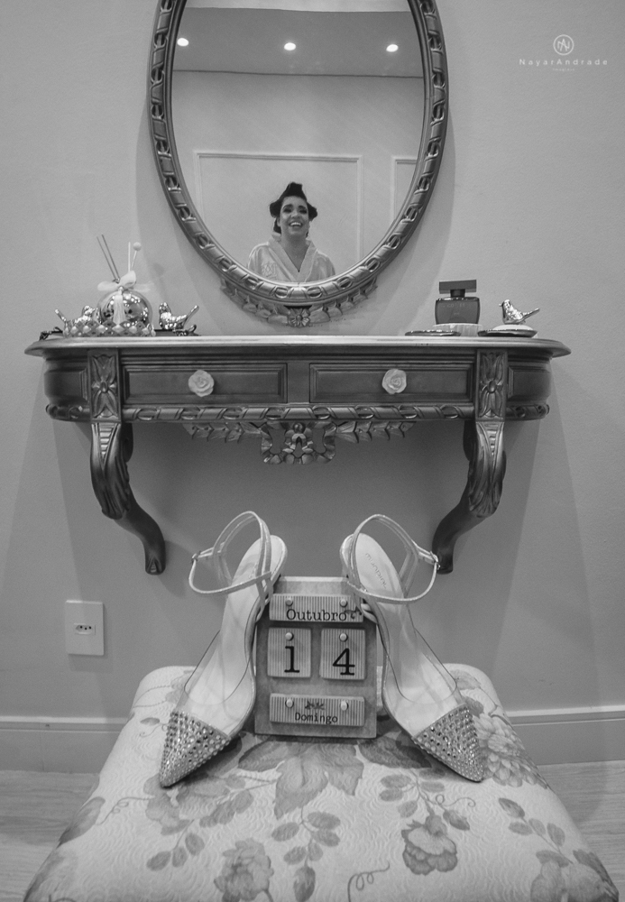 making of de noiva no salao mariana assis em cubatao fotografia nayara andrade modelo de maquiagem  e penteado para noiva casamento de dia