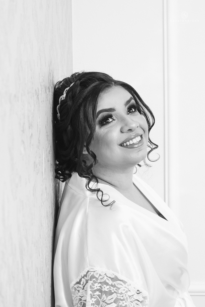 making of de noiva no salao mariana assis em cubatao fotografia nayara andrade modelo de maquiagem  e penteado para noiva casamento de dia