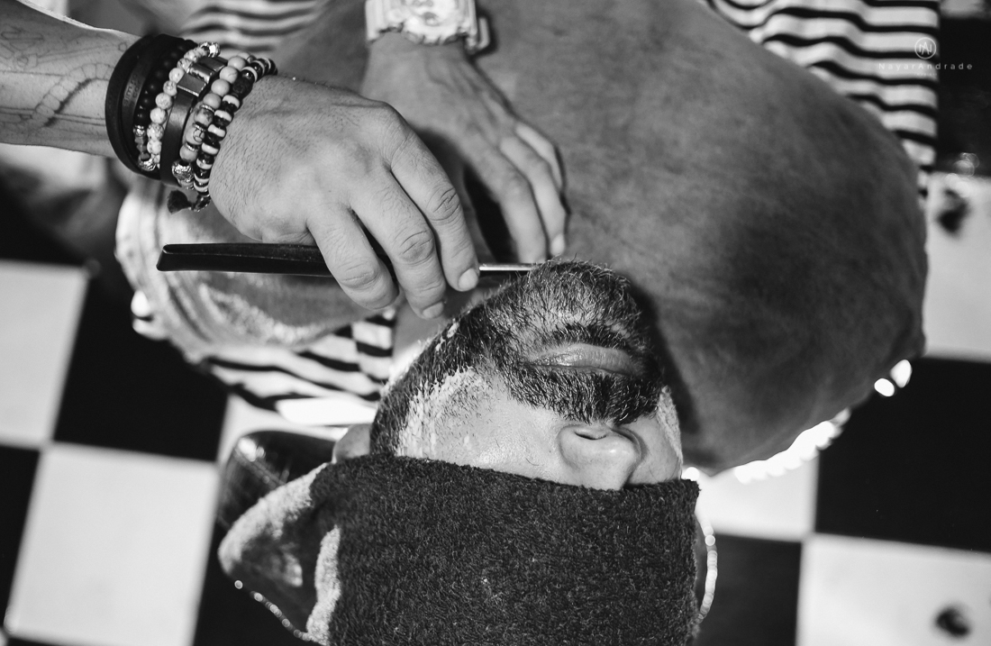 making of de noivo em barbearia fotos artisticas na barbearia santista