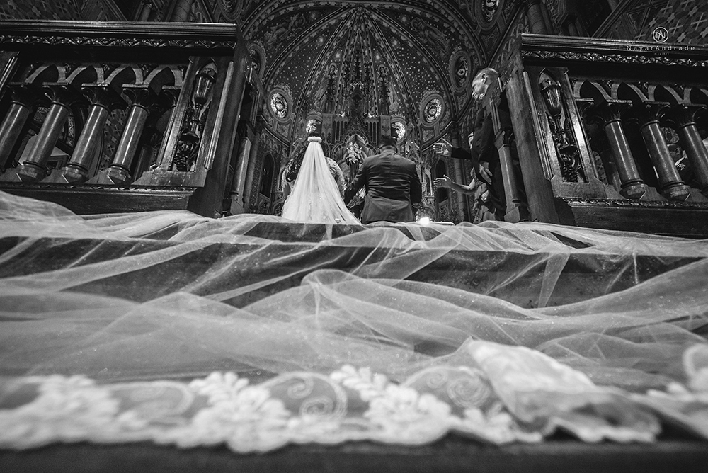 casamento realizado na basilica do embare em santos
