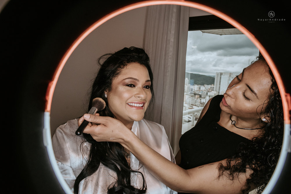 casamento realizado na basilica do embare em santos