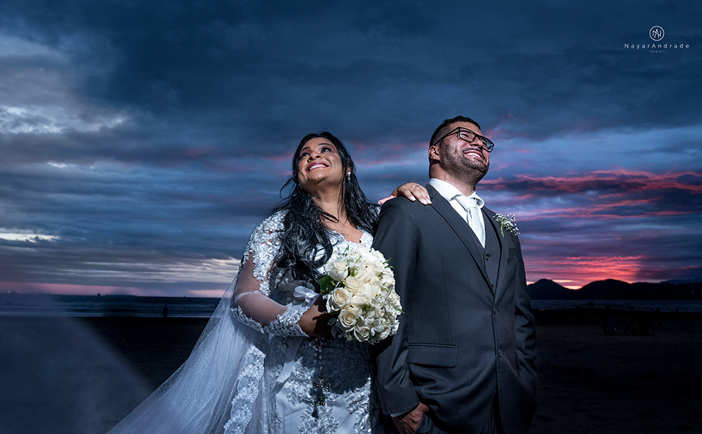 casamento realizado na basilica do embare em santos