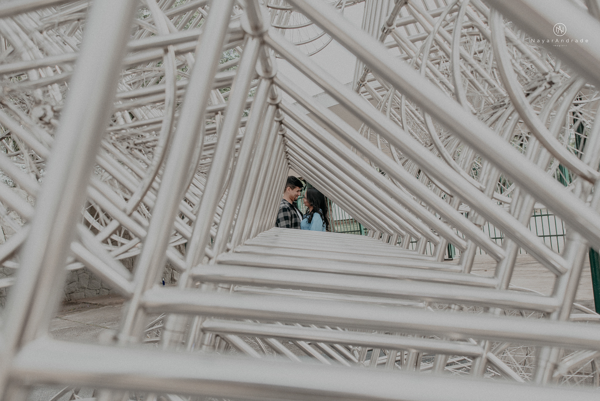 ensaio romantido pre wedding de casal no parque do ibirapuera em sao paulo em um fim de tarde com a fotografa nayara andrade de santos